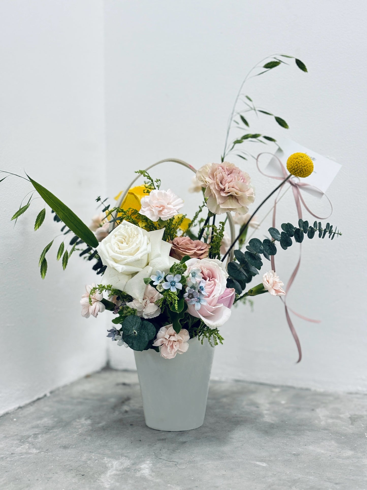 Topaz Greenery | Flower Basket